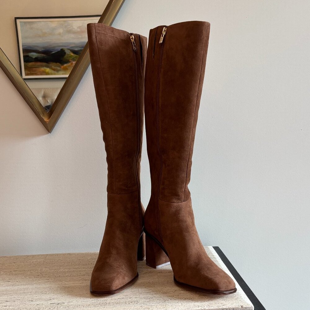 Antonio Melani Valerie Suede Tall Shaft Dress Boots 10M